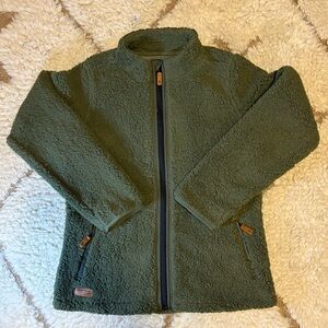 Yee Yee Green Sherpa Fleece Jacket